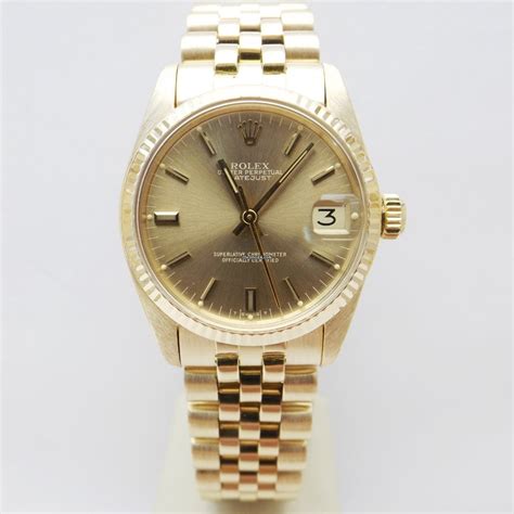 Rolex Datejust 31 31mm Gold Ref: 6827 